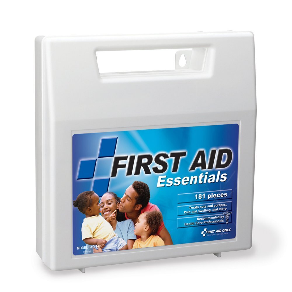 First Aid Only FAO-142: First Aid Kit, 181 Piece, Plastic Case - $39.88