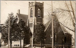 Hiawatha Kansas RPPC M.E. Methodist Episcopal Church Postcard V14 - £4.67 GBP