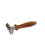 Sword Edge Double Edge Shesham wood safety razor with pouch - £12.24 GBP
