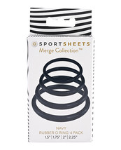 Sportsheets O Ring 4 Pack Navy - £6.86 GBP