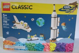 New Bad Box Lego Classic Space Mission 11022 New Sealed 1700 Pcs Rocket Shuttle - £39.77 GBP
