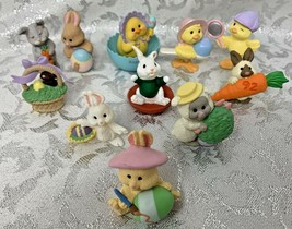 11 Merry Miniatures Hallmark 1992 EASTER Eggs Chick Bunny Rabbit (INV21-2510) - £26.39 GBP