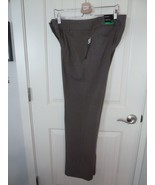 Alfani Straight Leg Curvy Dress Pants Womens 8  Olive Green w 34 I 32 R 11 - $27.00 CAD