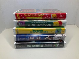 Lot Of 5 Walt Disney Animated VHS - All Play Great - £26.64 GBP