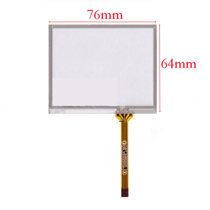 3.5inch 4-wire Resistive 76*63mm Touch Screen Glass For GPS Navigator 76... - $6.79