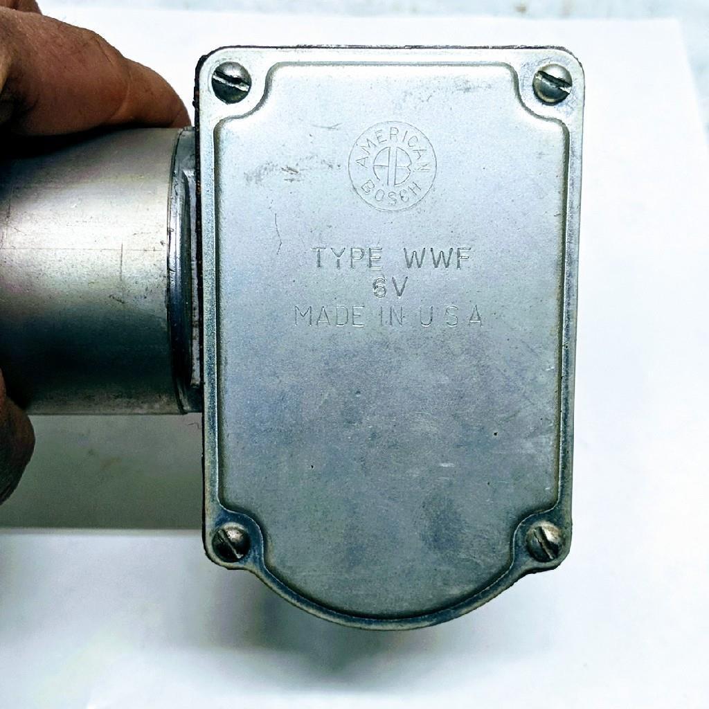 American Bosch 13-720S WWF Windshield Wiper Motor 3.75 Inch Shaft 6 Volt Vintage Item image 4