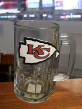 Kansas City Chiefs NFL Official Glass Beer Mug - New with Original Stickers - £22.86 GBP