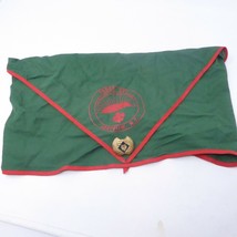 Vintage Boy Cub Scout Lakeview New York Troop 593 Neckerchief &amp; Wolf Tie Slide - £15.51 GBP