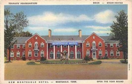 New Monteagle Hotel US 41 Dixie Highway Tennessee linen postcard - £3.82 GBP