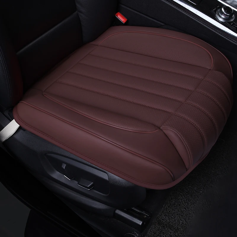 Car Seat Extension Leg Rest Cushion PU Leather Car Front Seat Anti-skid Pad - £27.23 GBP