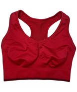 Zella Yoga +Studio Seamless Racerback Athletic Sports  Bra Red S - $27.06 CAD