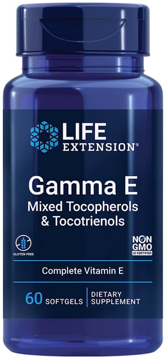 GAMMA E MIXED TOCOPHEROLS & TOCOTRIENOLS VITAMIN E 60 SgelsLIFE EXTENSION - $29.99