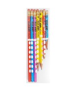Vintage 80s 90s Pentech Grip Stix Pencils Red Yellow Purple Lumpy No 2 - $17.80 CAD
