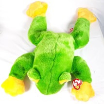 TY Leg Frog Green Plush 1998 Beanie Baby - £17.13 GBP