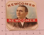 Vintage Newcomer Cigar Label - £3.88 GBP