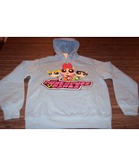 THE POWERPUFF GIRLS HOODIE HOODED Sweatshirt ADULT SMALL NEW w/ TAG - $67.70 CAD