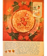 Kellogg&#39;s Rice Krispies Ceral &quot;Snap Crackle Pop&quot; -1954 Vintage Print Ad - $219.90 MXN