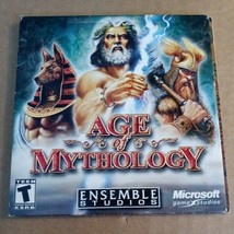 Age Of Mythology PC 2 CD-ROM Game Microsoft 2002 Foldcase Strategy Builder - £14.93 GBP