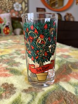Vintage 70s 12 Days of Christmas Drinking Glass 5th Day Gold Rings Replacement - £7.21 GBP