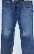 NEW LEVI&#39;S 501 Original Stretch Extensible Blue Jeans (52 W x 34 L)-$79.50 - £31.46 GBP