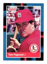 1988 Donruss #577 Tom Pagnozzi St. Louis Cardinals - £3.14 GBP