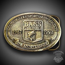 Bass Anglers Sportsman Society 1967-1992 25th Anniversary Belt Buckle US... - $45.52