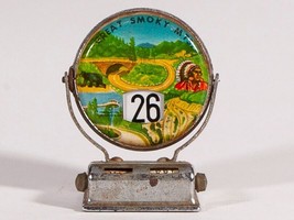 Vintage Flip Perpetual Calendar - Great Smoky Mountains Graphics - Works... - £33.63 GBP