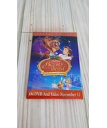 Beauty and the Beast the Enchanted Christmas Promotional pin Approx. 3x2... - $53.23 MXN