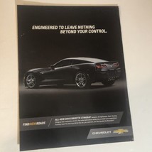 Chevrolet Corvette Stingray Print Ad Advertisement pa10 - £4.66 GBP