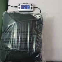 Outbrook Women's Jacket Black Belted Fit Genuine Leather Button Jacket Sz Small image 7