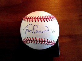 TOMMY TOM LASORDA LOS ANGELES DODGERS HOF MGR SIGNED AUTO OML BASEBALL P... - $197.99