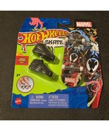 2024 Hot Wheels Skate Marvel VENOM Fingerboard Set Screen Legends RARE H... - €25,44 EUR