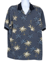 Michael Austin Men&#39;s Polo Shirt Size 2X All Over Palm Tree Print - £13.25 GBP