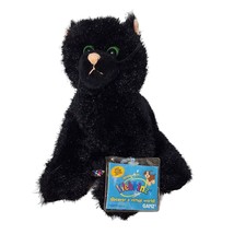 Ganz Webkinz Halloween Black Cat Plush Stuffed Animal HM135 8&quot; - £27.87 GBP