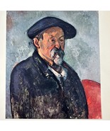 Vintage Paul Cezanne Self Portrait with Beret Unframed 8&quot; X 10&quot; - $14.85