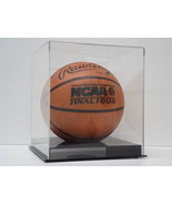 Basketball display case acrylic solid black base NBA NCAA 85% UV filtering - $762.42 MXN