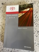 2012 TOYOTA HIGHLANDER Owners Operators Owner Manual OEM Factory - £61.34 GBP