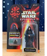 1998 Hasbro STAR WARS Episode I CommTech Chip Darth Sidious Mint on Card - £8.68 GBP