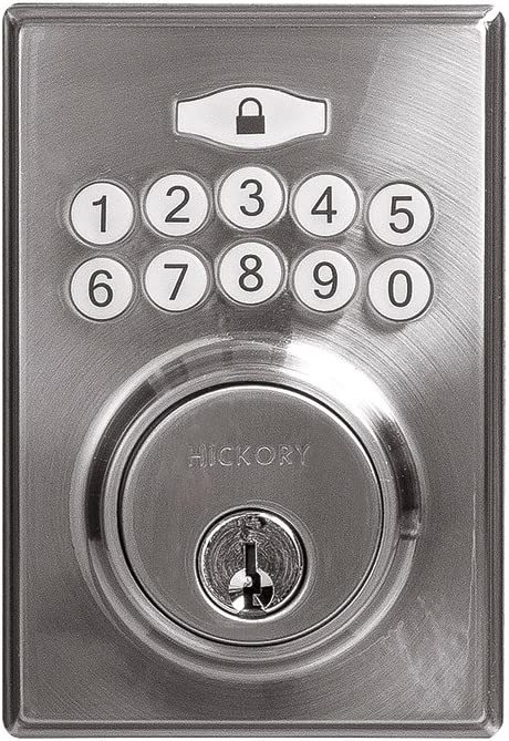Primary image for Modern Satin Nickel Hickory Hardware H076389-Sn Securemote Bluetooth Enabled