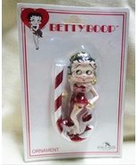 Kurt Adler Betty Boop Candy Cane Ornament New on Card  - £7.02 GBP