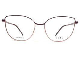 Modo Eco Portofino Brgc Eyeglasses Frames Purple Pink Cat Eye Full Rim 53-17-140 - $78.91