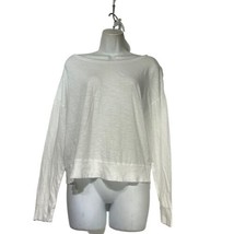 vince White pima cotton peru blouse Size M - £27.05 GBP