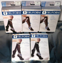 5 x Truform Ladies Sheer Knee Highs 15-20mmHg Compression Socks Size: M - £25.02 GBP