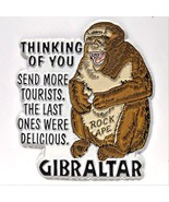 Rock Ape Monkeys of Gibraltar Barbary macaque souvenir fridge magnet Africa - £7.50 GBP