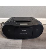 Sony CFD-S50 *READ* Radio Cassette Boombox Player w/ Audio In Line Teste... - £26.65 GBP