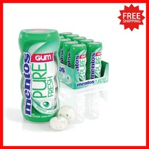 Refreshing Spearmint Gum with Xylitol: 10 Bulk Bottles for Guilt-Free Ch... - $37.82