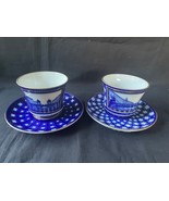 set of 2 Lomonosov Imperial Porcelain Factory cup and saucer 1744 st Pet... - £176.20 GBP
