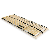 Comfortable Slatted Bed Base with 28 Slats 7 Zones Wooden Adjustable Solid Wood - £63.31 GBP+