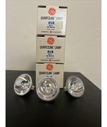 (3) GE Quartzline ELB 30 Volt 80 Watt Projector projection lamp new old ... - $40.72 CAD