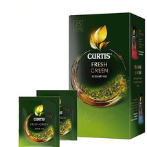 Curtis Green Chinese Tea Fresh Green 25 Tea Bags Made In Russia No Gmo - £4.66 GBP